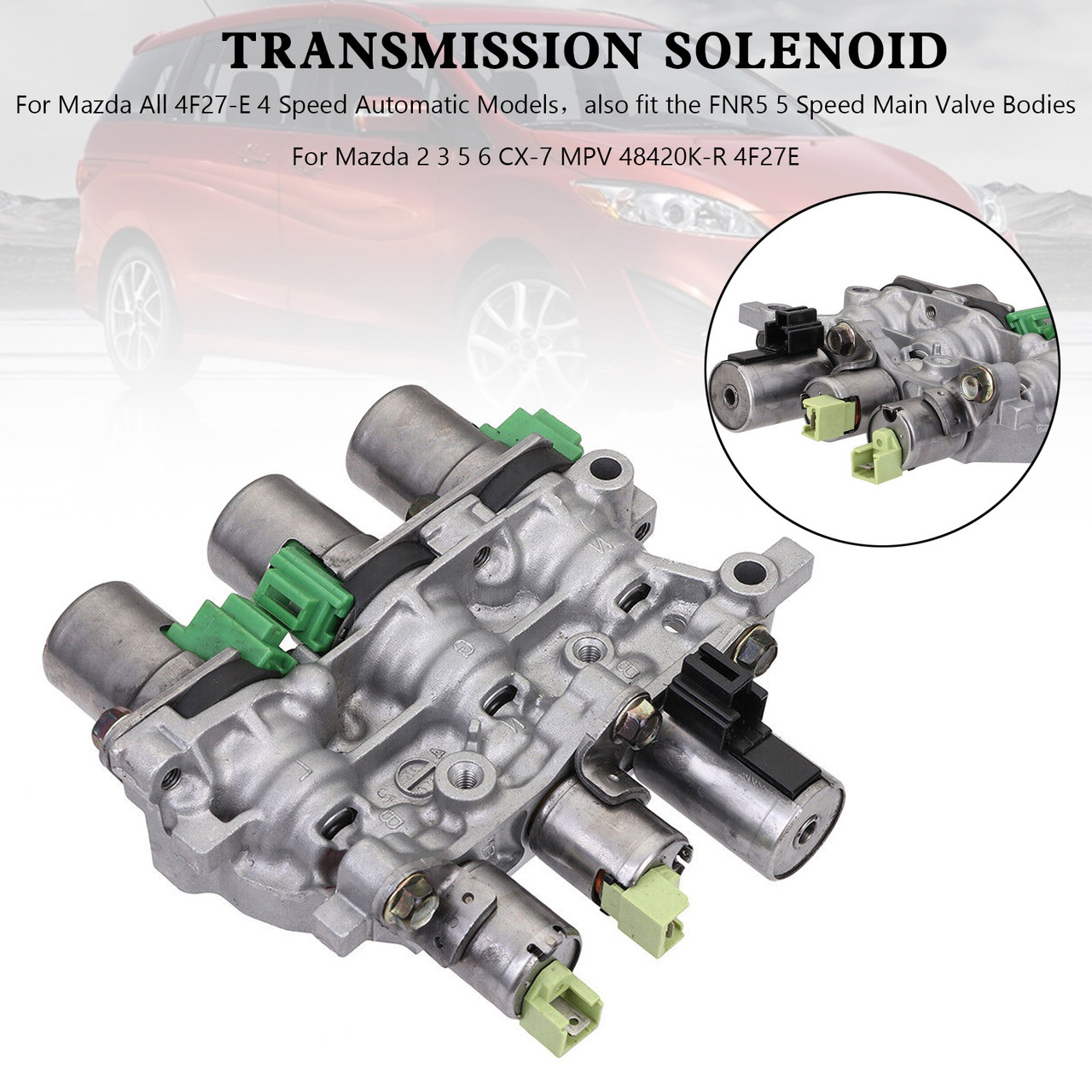 48420K-R 4F27E Transmission Solenoid Block Pack For Mazda 2 3 5 6