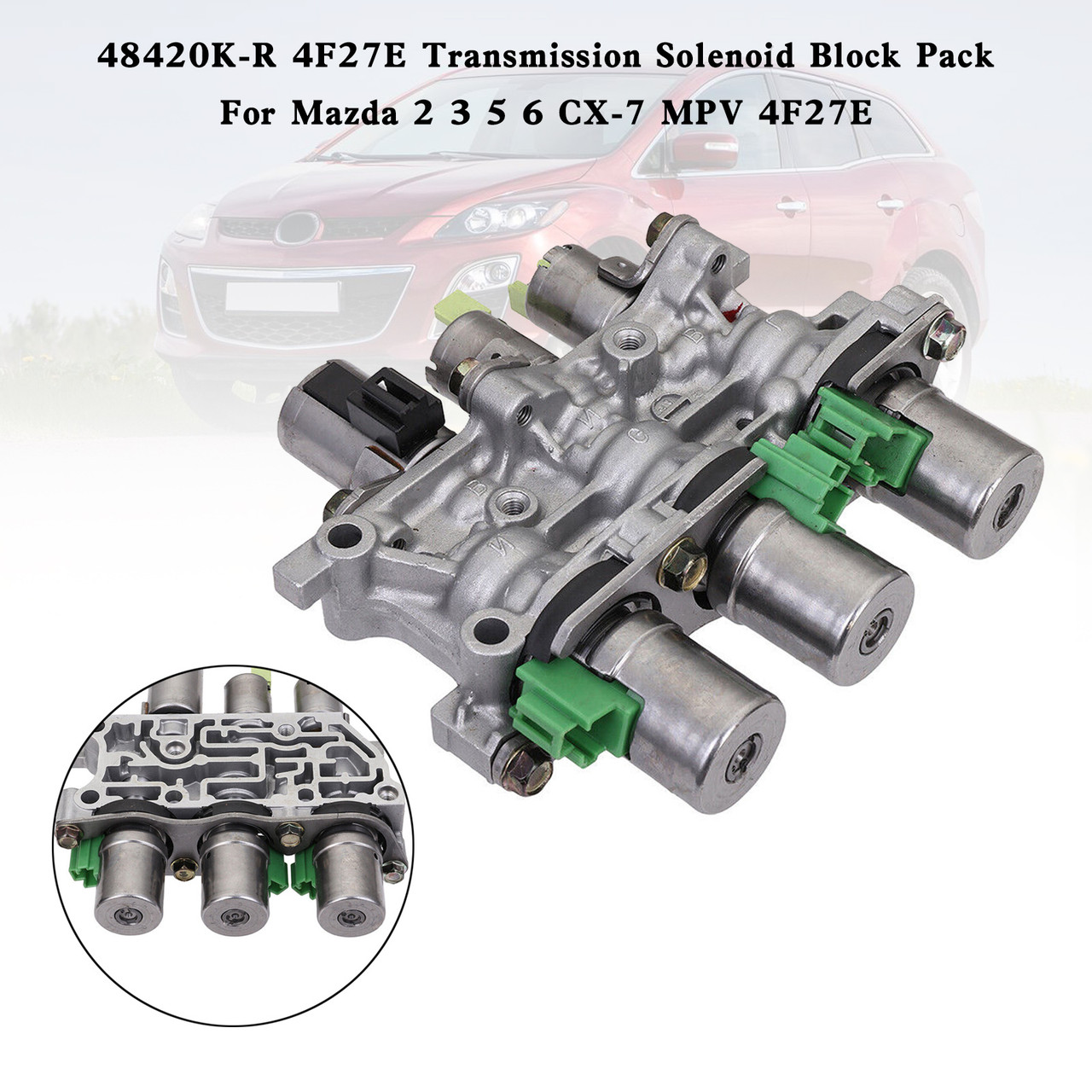 48420K-R 4F27E Transmission Solenoid Block Pack For Mazda 2 3 5 6 CX-7 MPV 4F27E