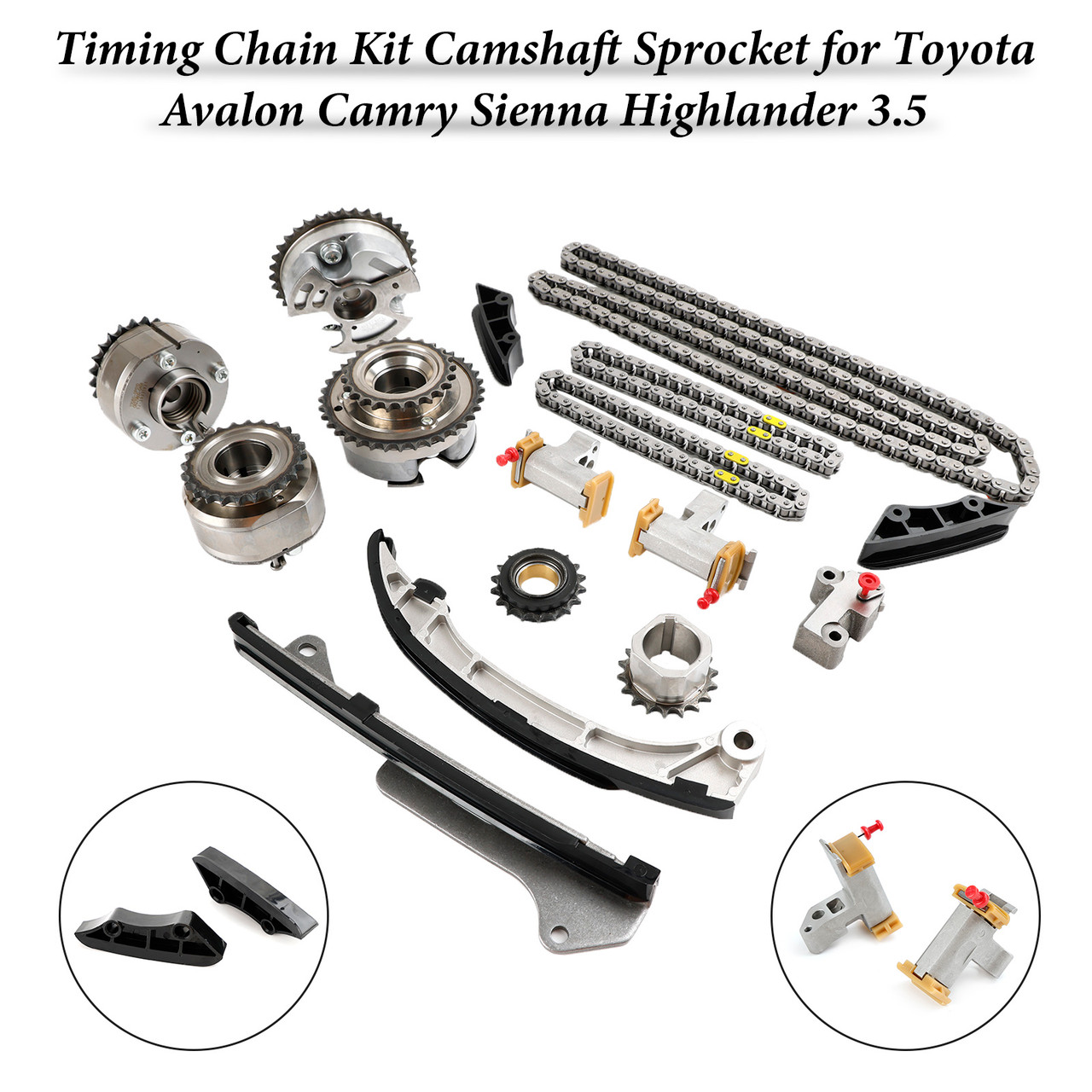 Timing Chain Kit Camshaft Sprocket for Toyota Avalon Camry Sienna Highlander 3.5