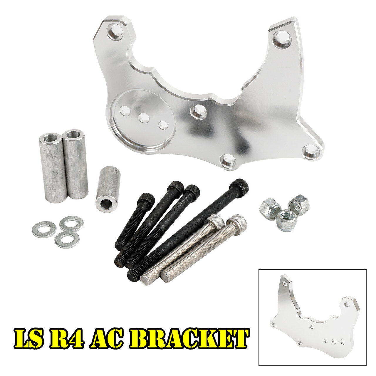 LS R4 AC Bracket For Chevy GMC LS LQ LS2 LS3 LS6 Vortec Truck 1999-2013