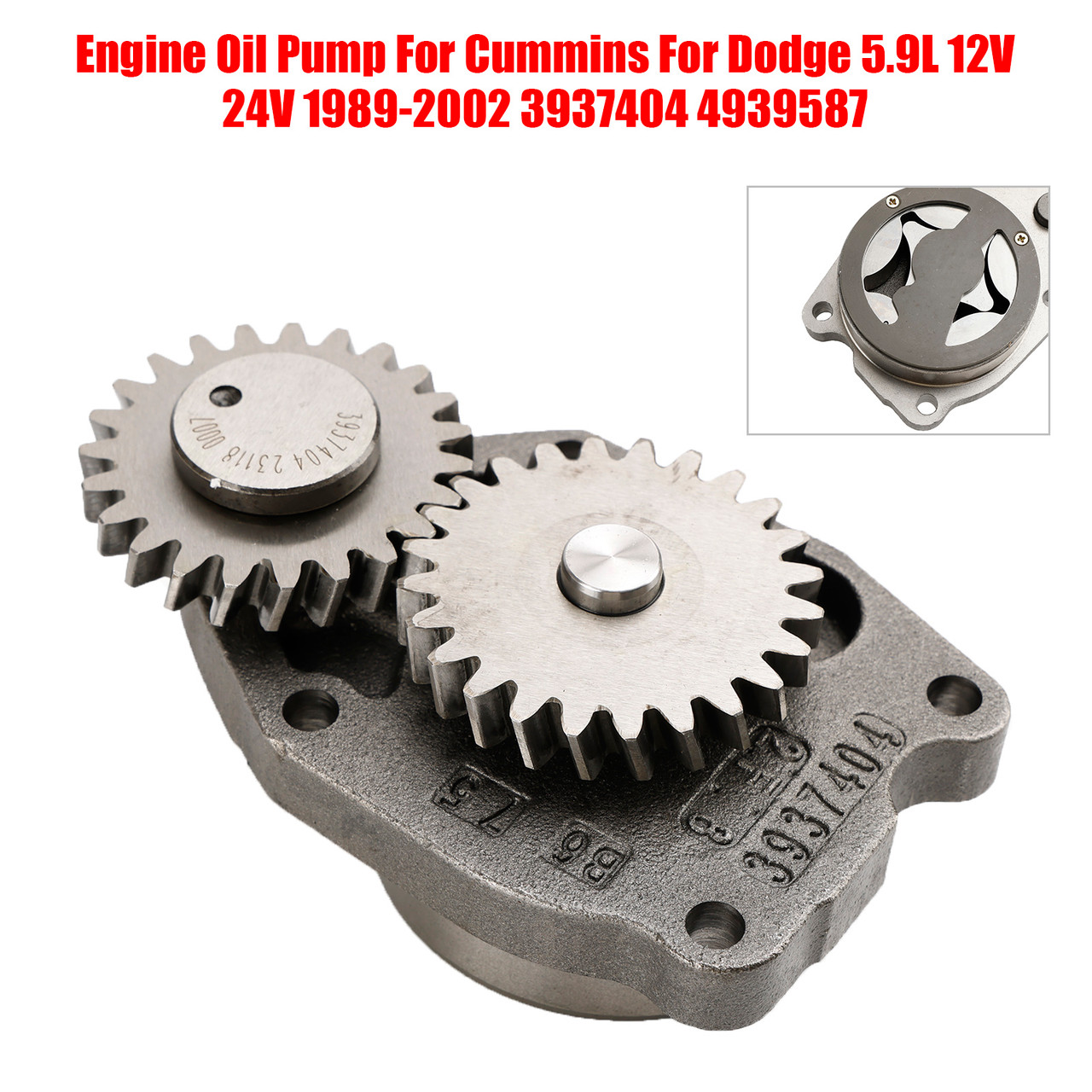 Engine Oil Pump For Cummins For Dodge 5.9L 12V 24V 1989-2002 3937404 4939587