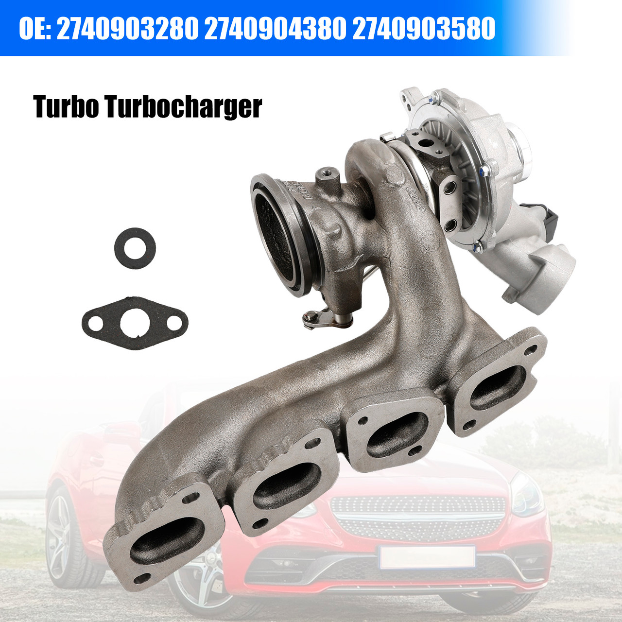 Turbo Turbocharger For Mercedes-Benz C300 C350e E300 GLC300 SLC300 2740904380