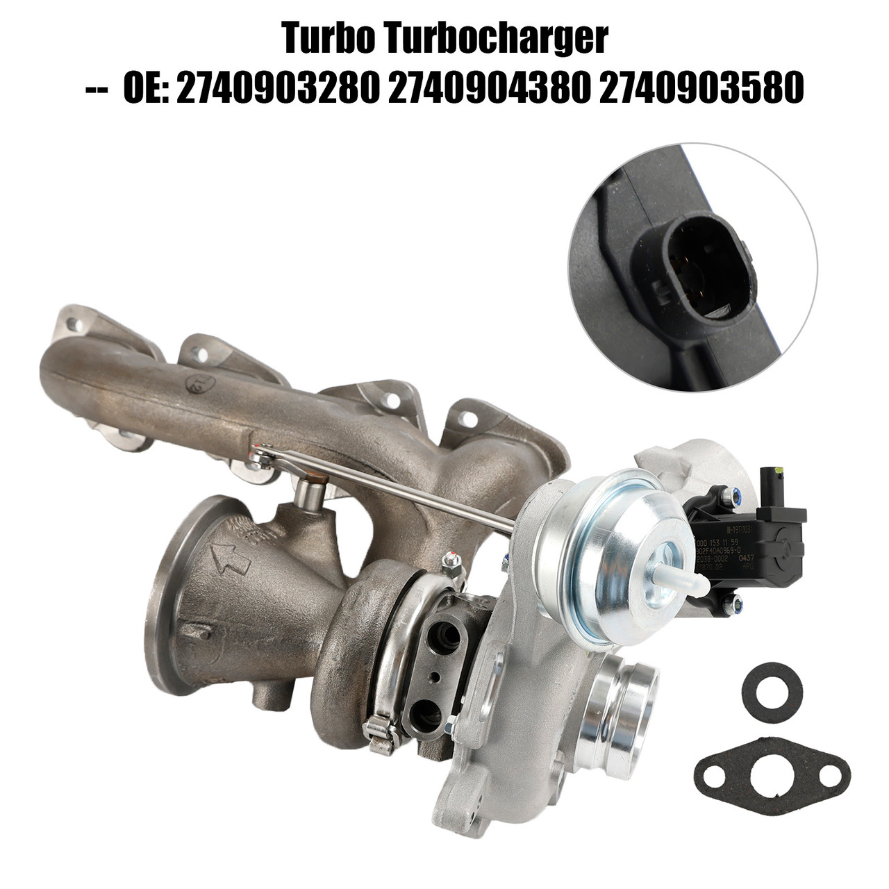 Turbo Turbocharger For Mercedes-Benz C300 C350e E300 GLC300 SLC300 2740904380