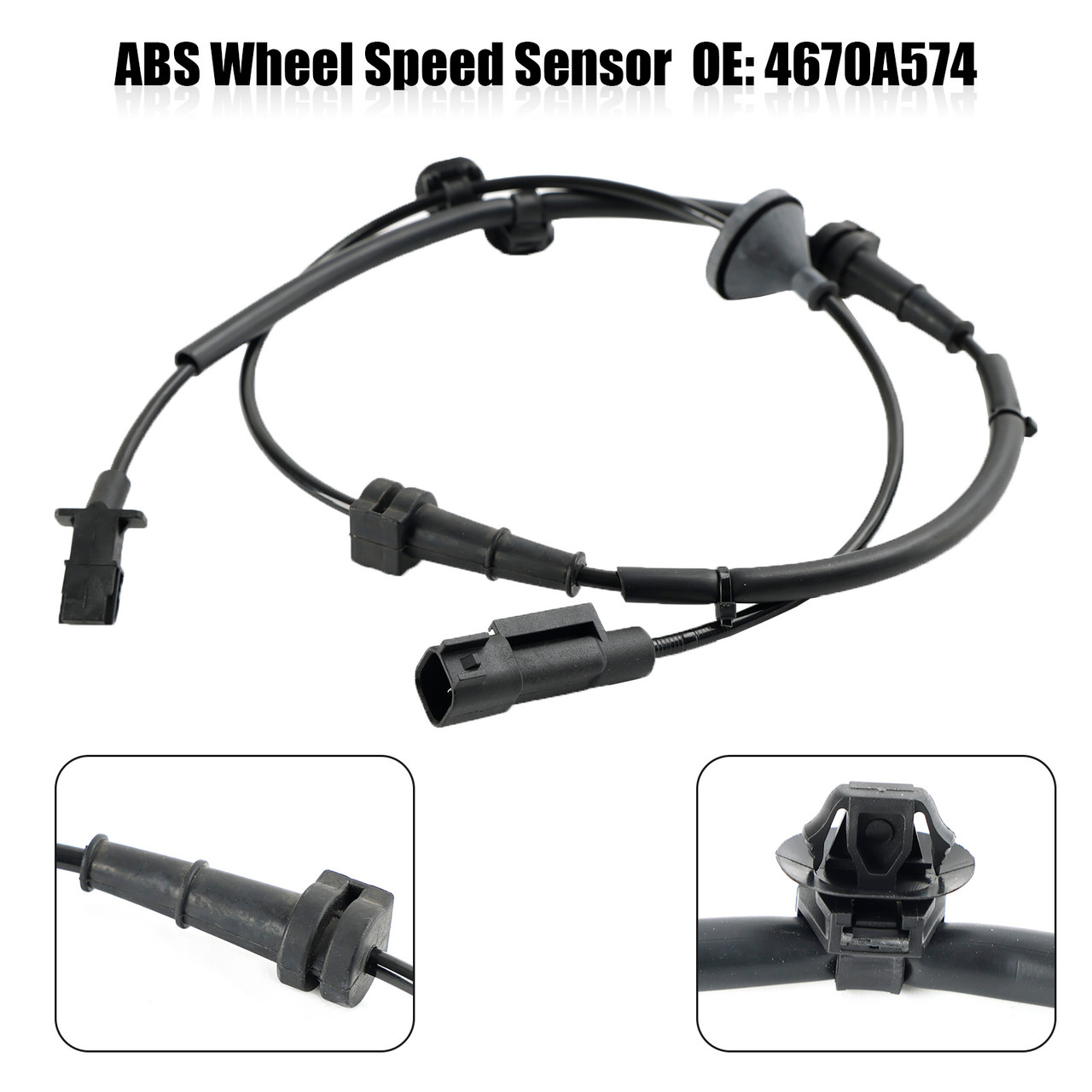 Rear Right ABS Wheel Speed Sensor 4670A574 For Mitsubishi