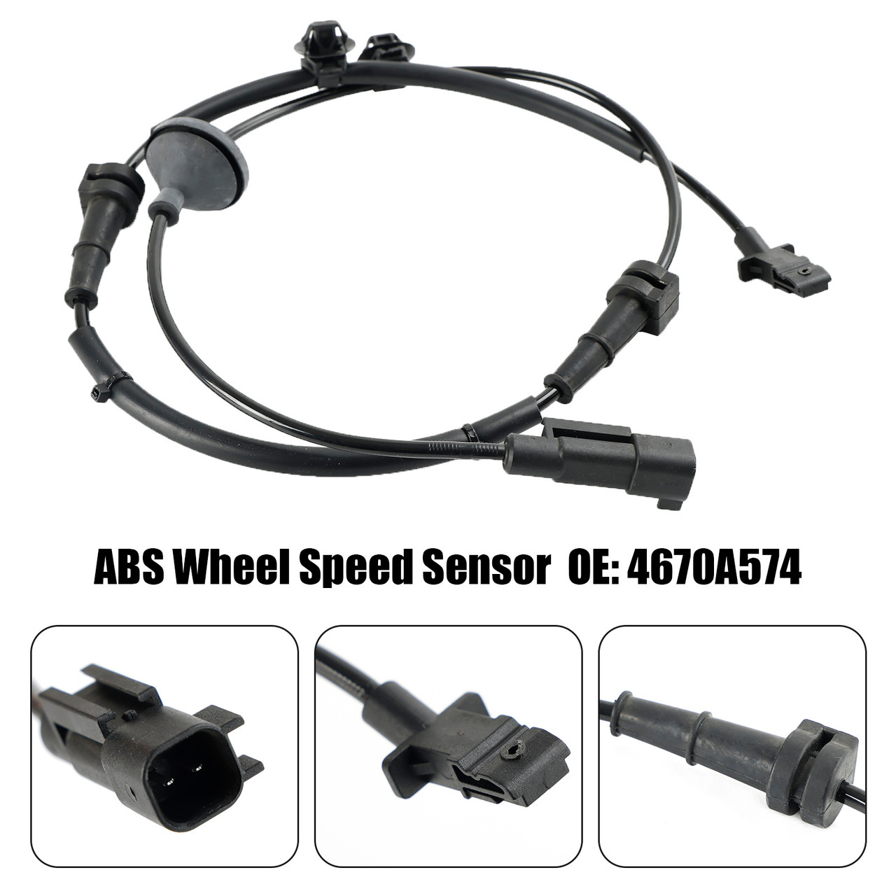 【1688】 Rear Right ABS Wheel Speed Sensor 4670A574 For Mitsubishi