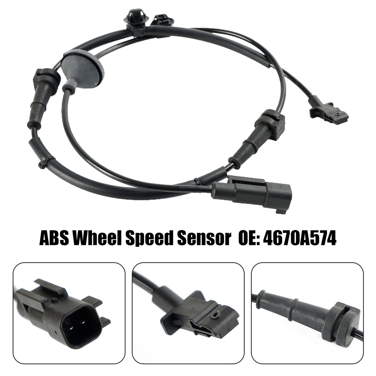 Rear Right ABS Wheel Speed Sensor 4670A574 For Mitsubishi Outlander III 2010-On