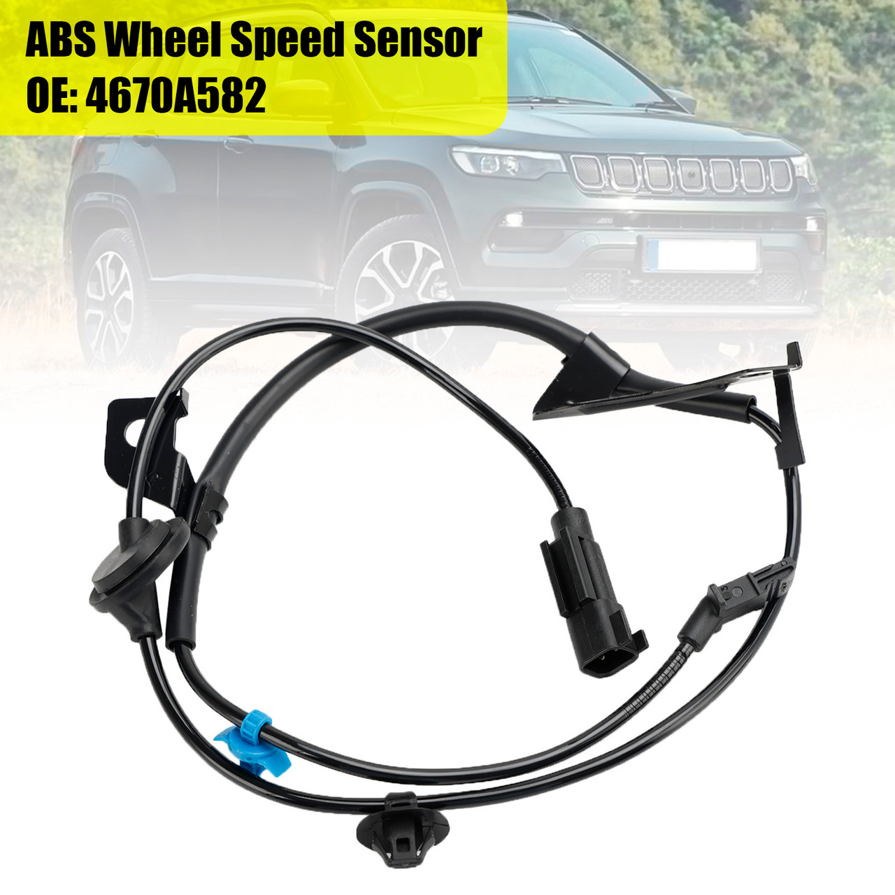 Rear Right ABS Wheel Speed Sensor For Jeep Compassm Mk49 Patriotm Mk7 4670A582