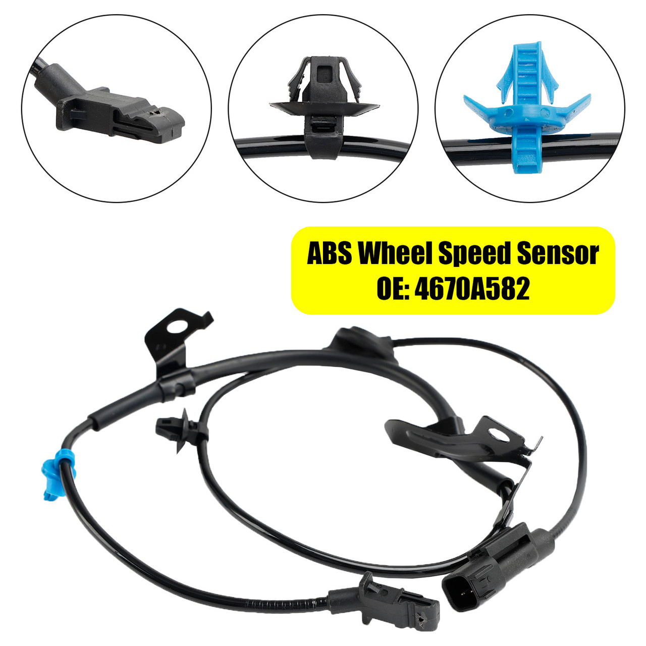 Rear Right ABS Wheel Speed Sensor For Jeep Compassm Mk49 Patriotm Mk7 4670A582