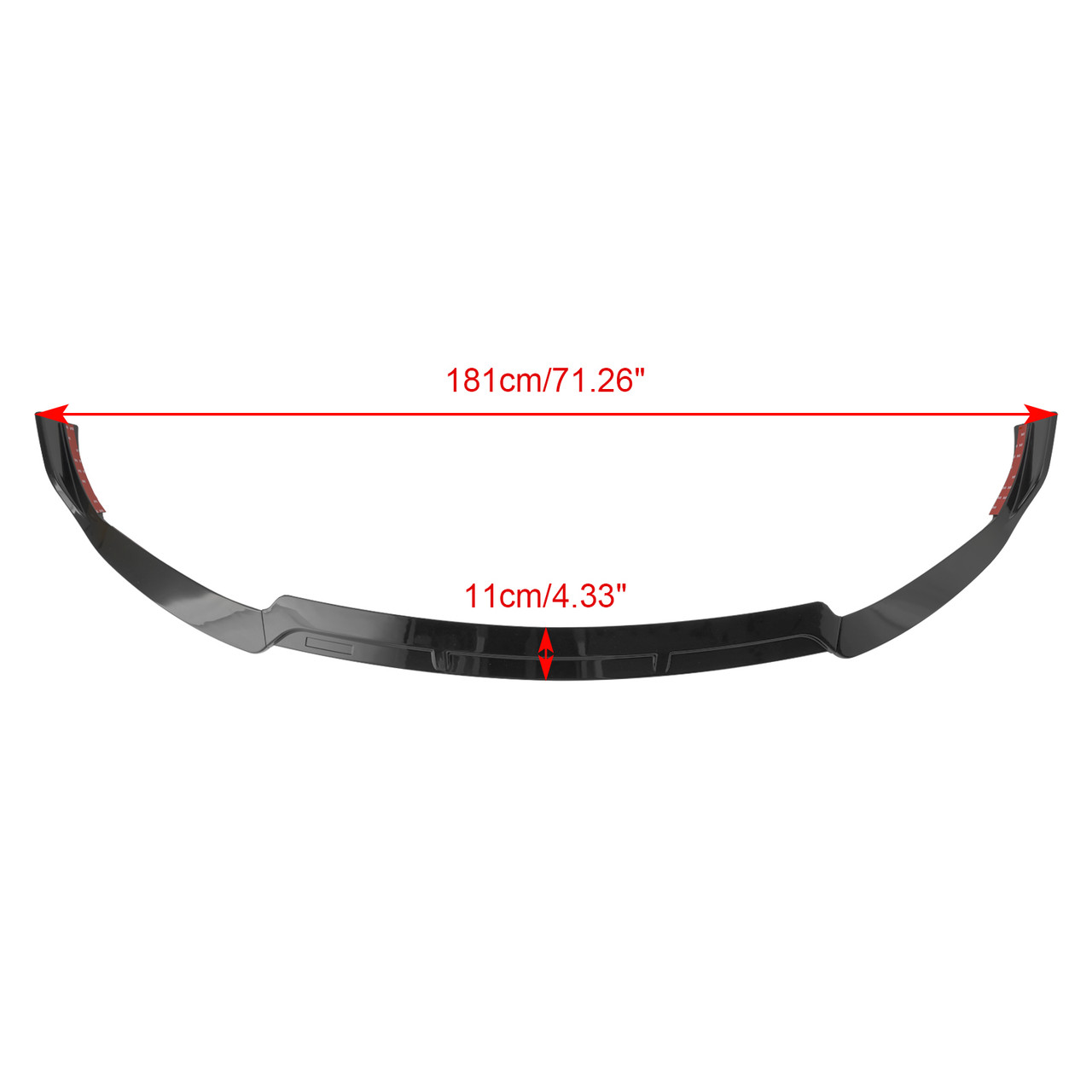 Front Splitter Lip Fit Mercedes Benz C-Class W205 C205 2019-2021 Brabus Style