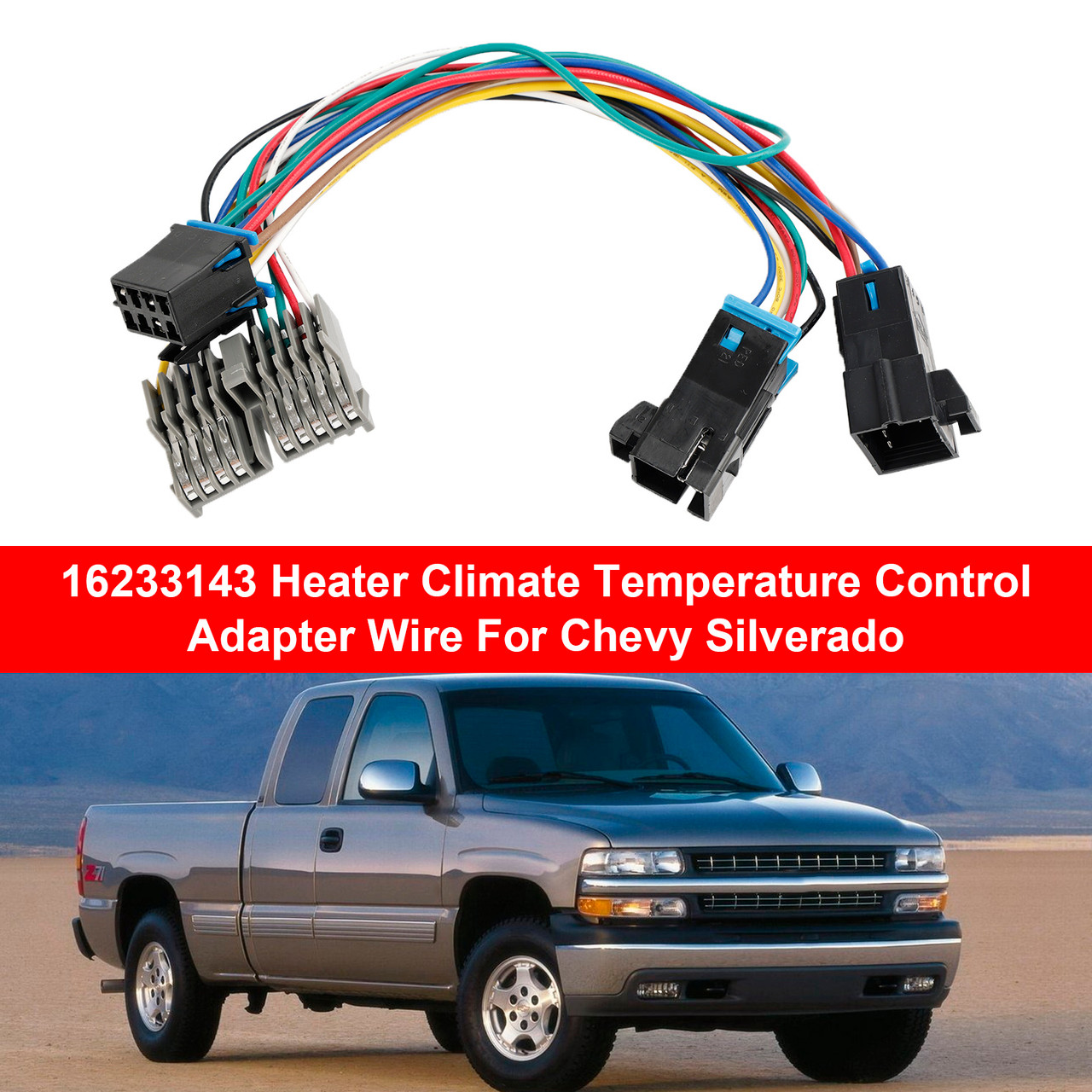 16233143 Heater Climate Temperature Control Adapter Wire For Chevy Silverado