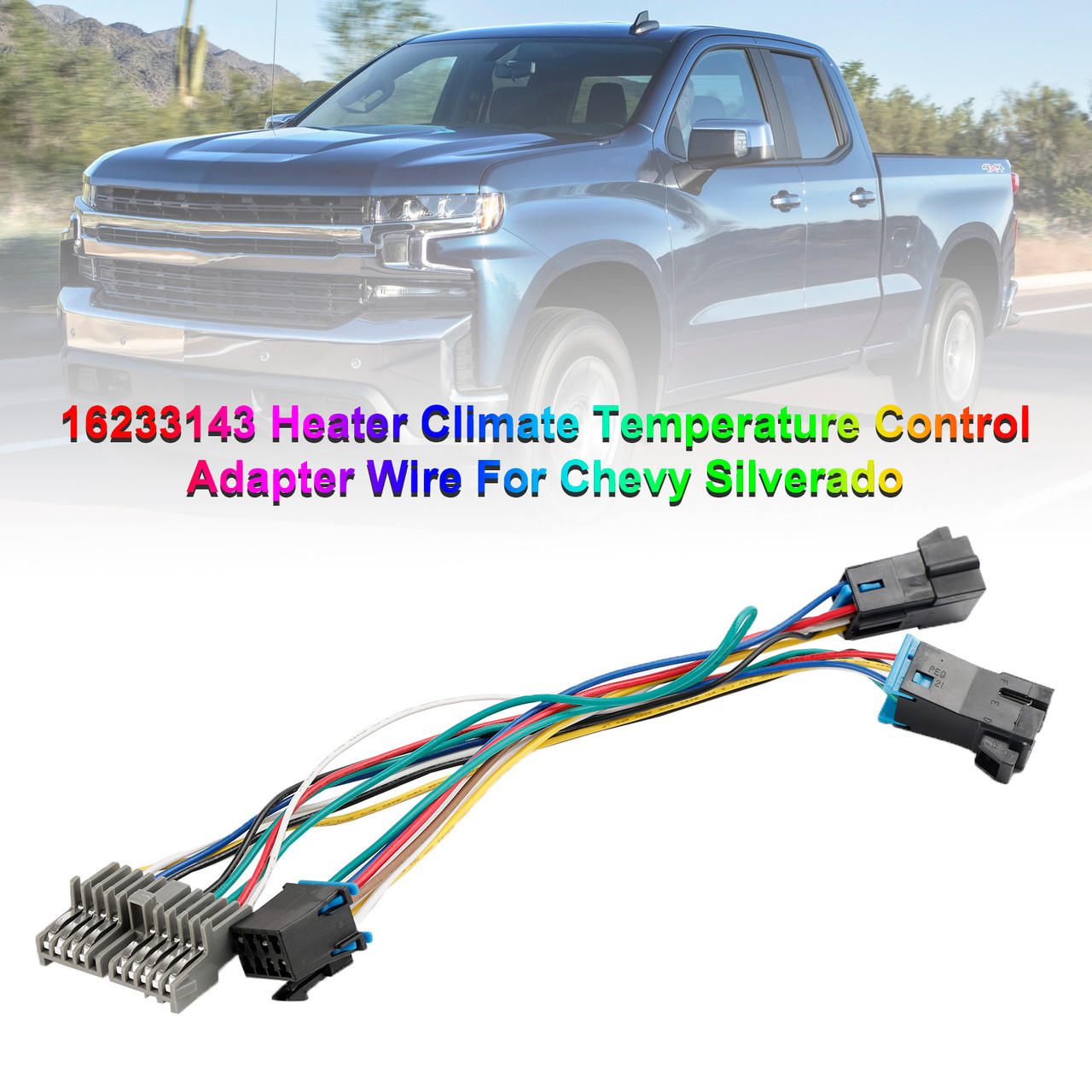 16233143 Heater Climate Temperature Control Adapter Wire For Chevy Silverado