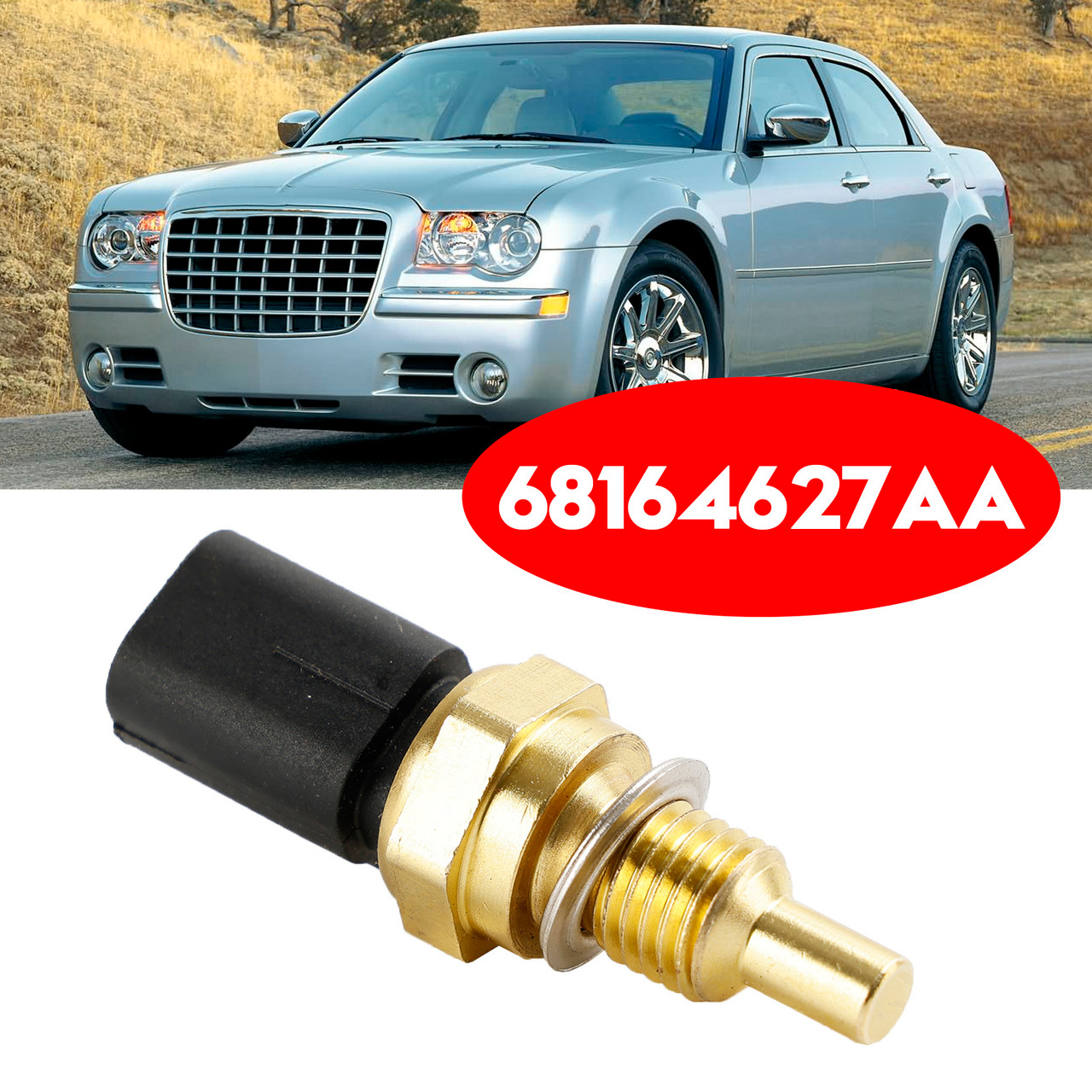 Coolant Engine Temperature Sensor 68164627AA For Chrysler with 3.6L Engine