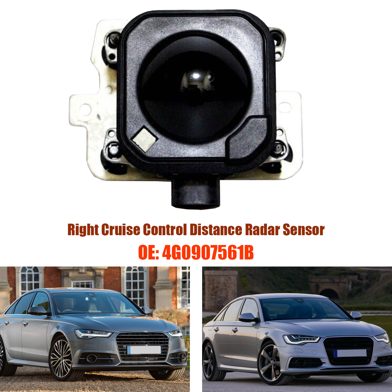 Right Cruise Control Distance Radar Sensor 4G0907561B For Audi A6 A7 2016-2018