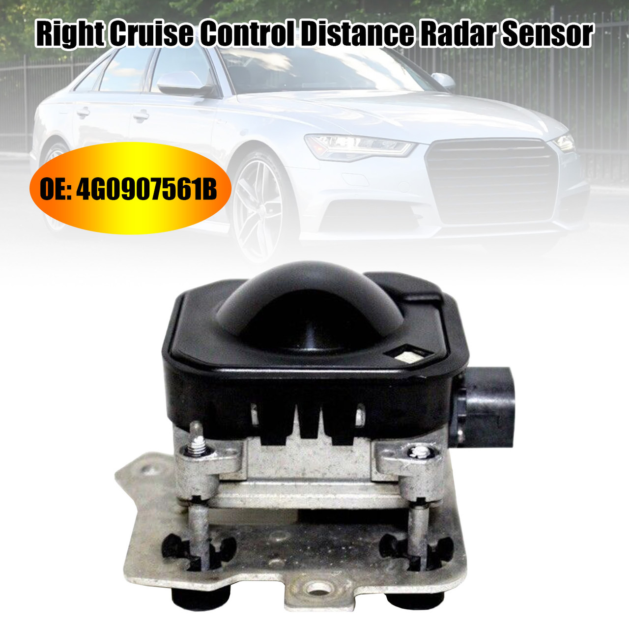Right Cruise Control Distance Radar Sensor 4G0907561B For Audi A6
