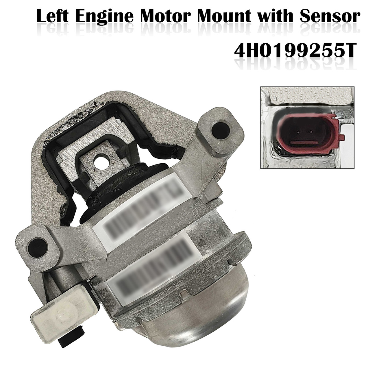 Left Engine Motor Mount With Sensor 4H0199255T For Audi S6 RS6 S7 RS7 4.0L