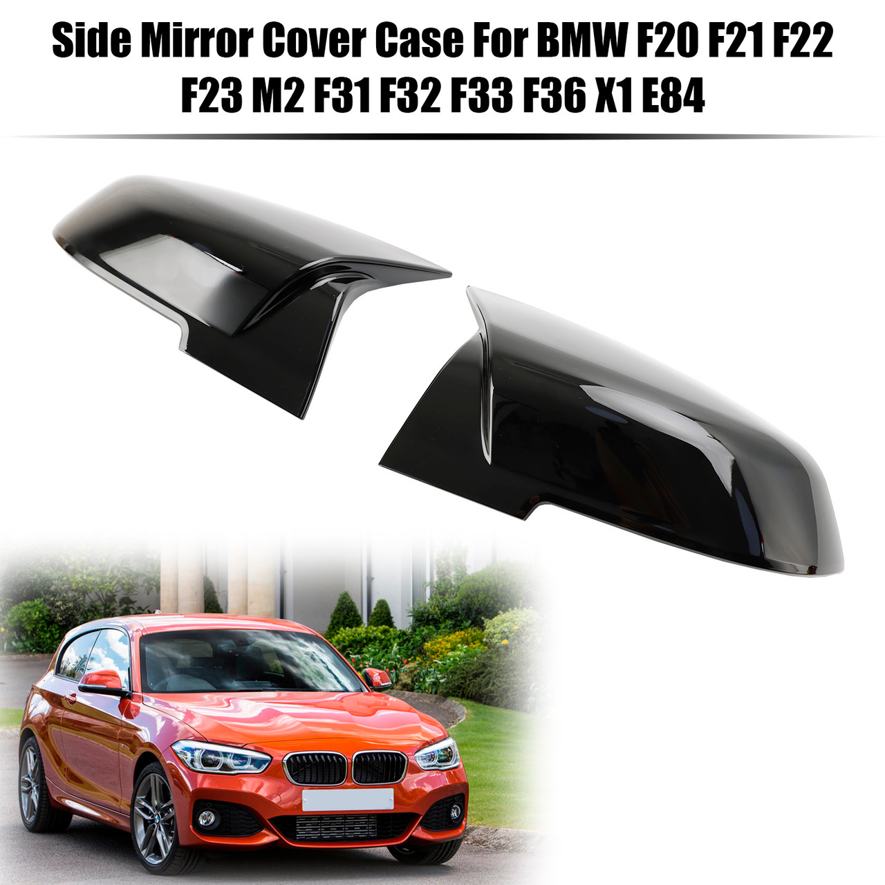 Side Mirror Cover Case For BMW F20 F21 F22 F23 M2 F31 F32 F33 F36 X1 E84