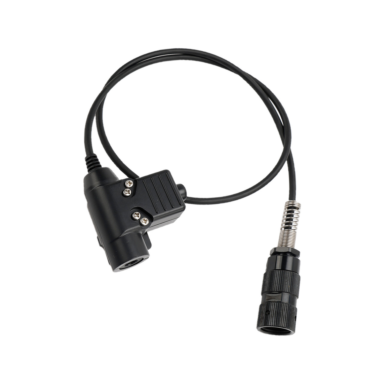 7.1mm Big Plug Tactical Throat Mic Headset For AN/PRC-152 AN/PRC-148 U329 Radio