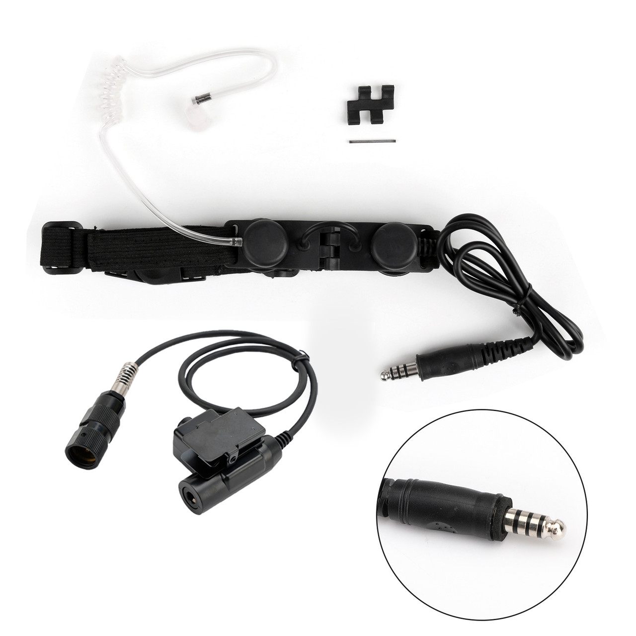 Z-Tactical Throat Mic Adjustable Headset For AN/PRC-152 AN/PRC-148 U329 Radio