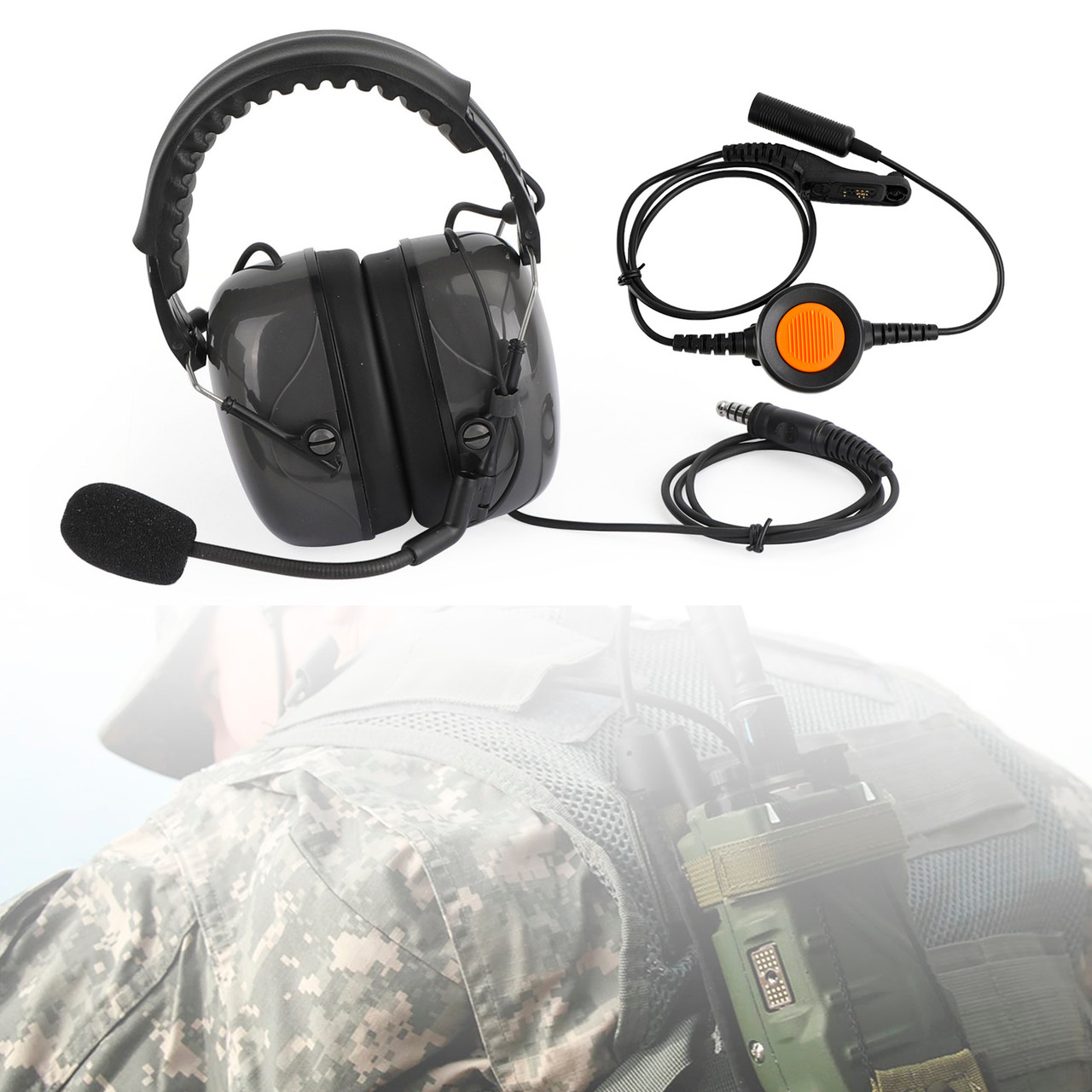 7.1-C5 Adjustable Noise Cancelling Headset For XPR6300 XPR6350 XPR6380 XPR6500