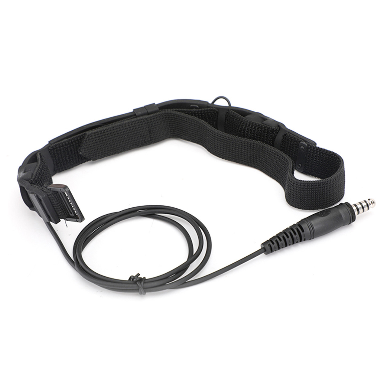 Tactical Throat Tube Mic 7.1mm Plug Headset For Hytera PD780/700/580/788/782/785