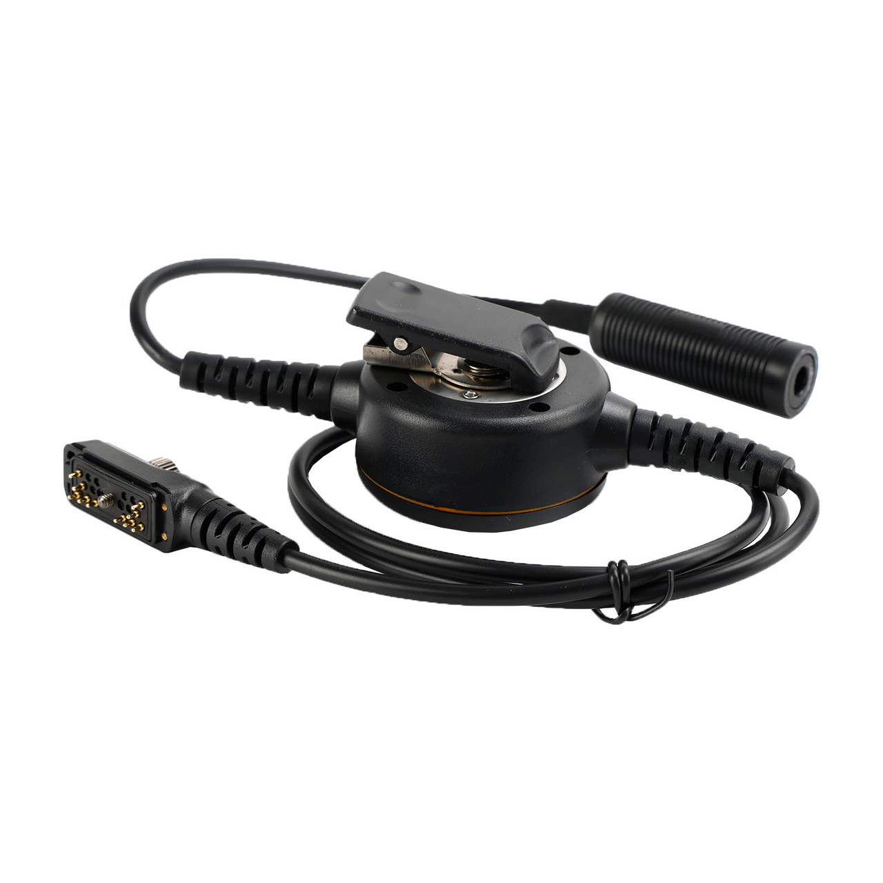 7.1mm Big Plug Tactical Throat Mic Headset For Hytera PD780/700/580/788/782/785