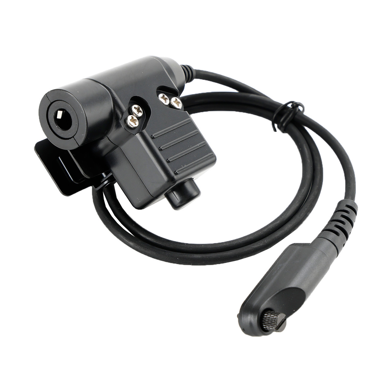 Tactical Throat Tube Mic 7.1mm Plug Headset For Hytera PD600 PD602 PD602g PD605