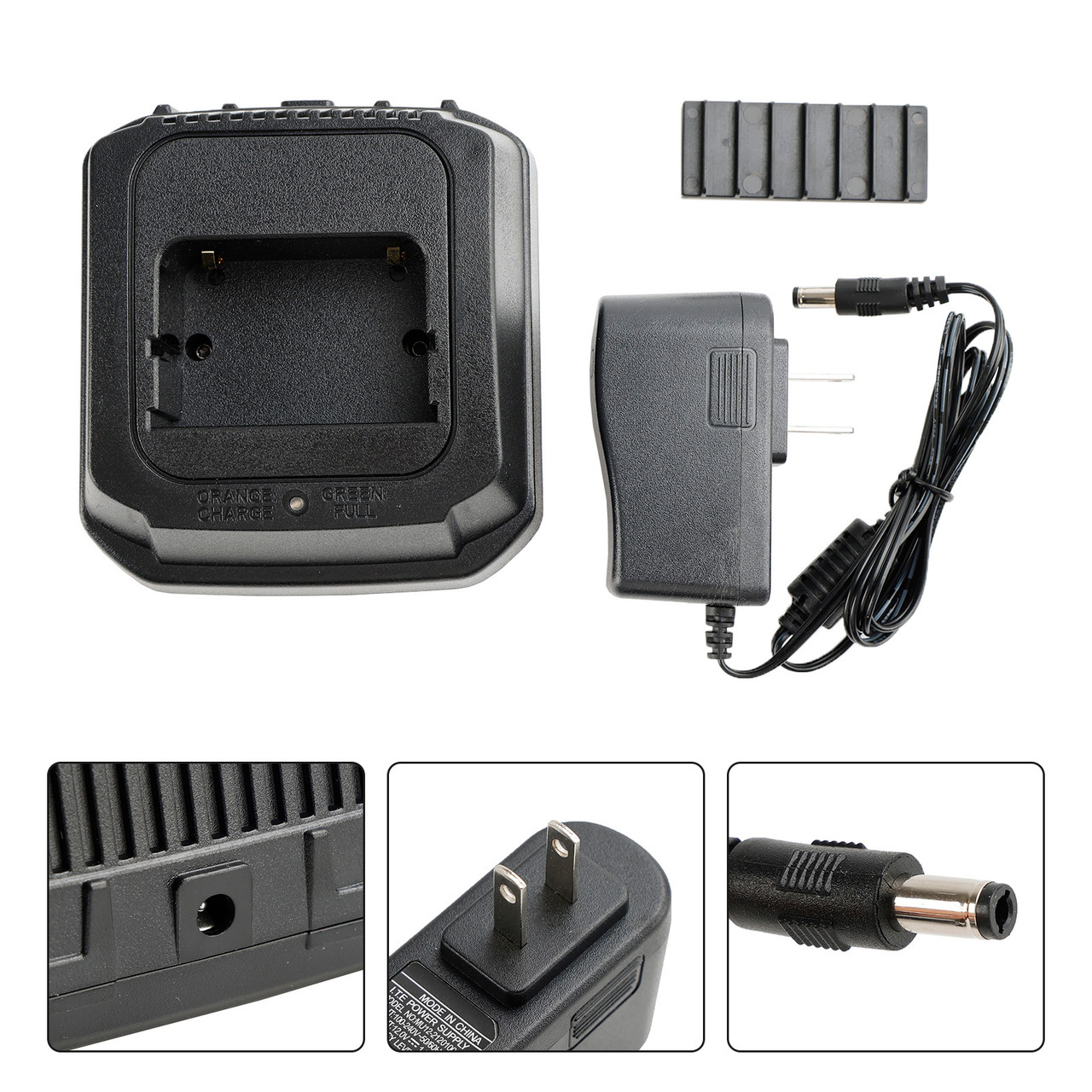 BC-143 Charger BP-196 Battery Fast Rapid Dock for ICOM IC-T22 T42 T2E F3 US Plug