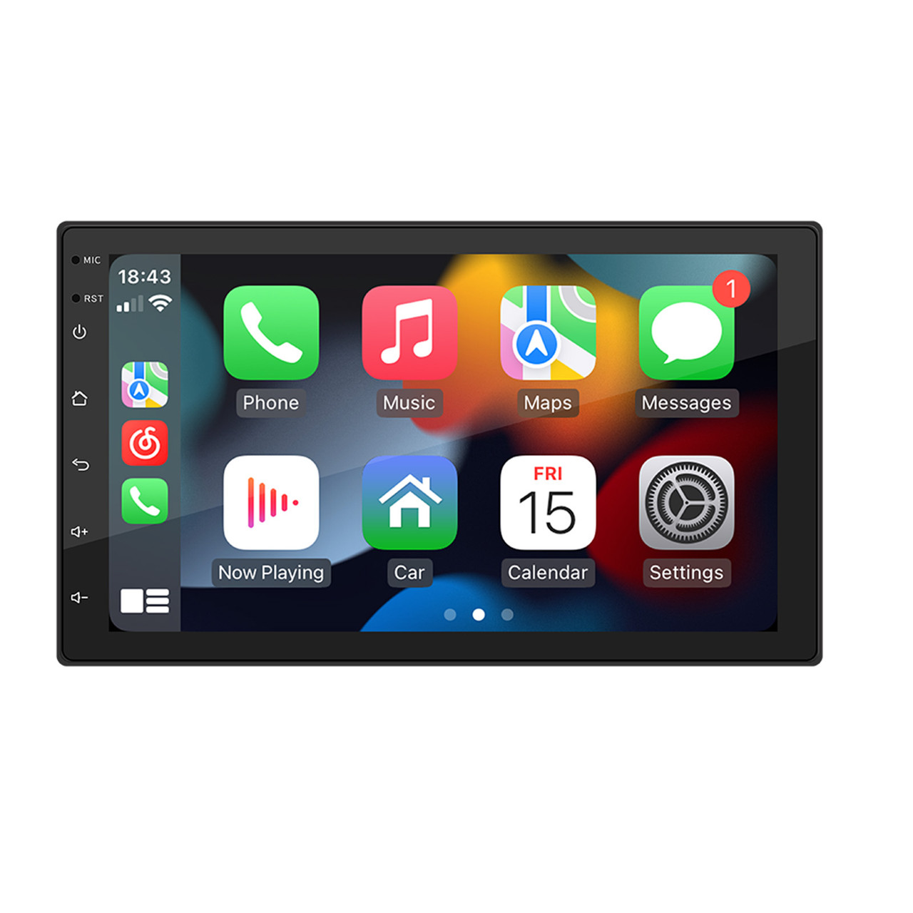 7" Android 10 GPS WiFi Bluetooth Car Stereo MP5 Player Carplay + 4 LED Camera