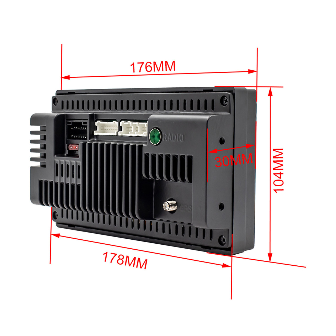 7" Android 10 GPS WiFi Bluetooth Car Stereo MP5 Player Carplay + 4 LED Camera