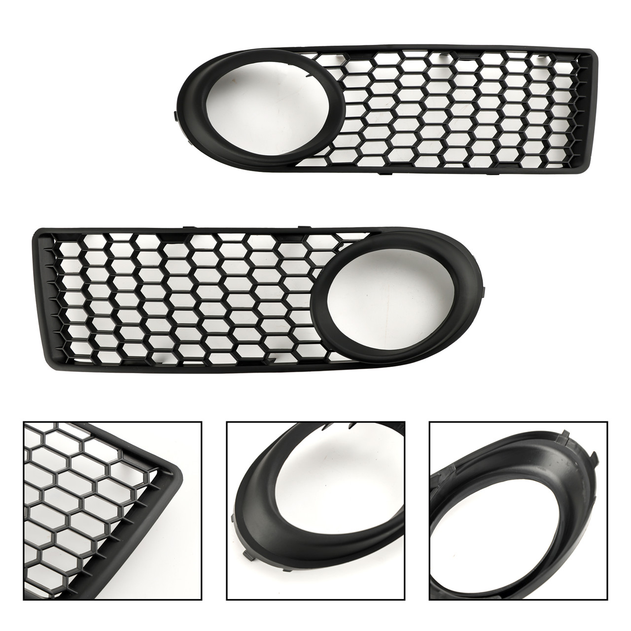 Front Bumper Fog Light Grille Fit VW Volkswagen Beetle & Beetle Convertible