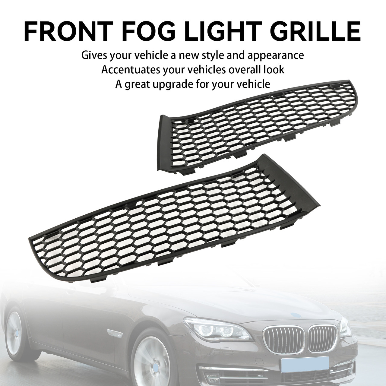 Front Bumper Lower Grille 51117903673 51117903674 Fit BMW F01 F02 2009-2015