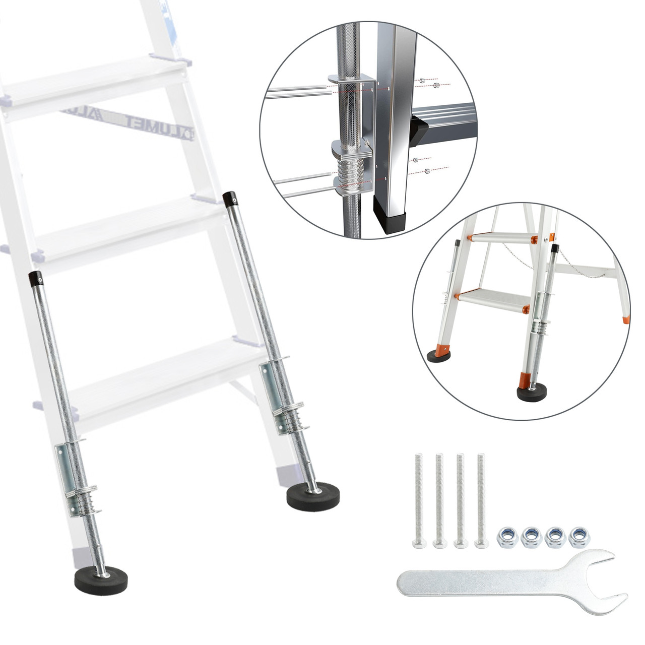 Ladder Leg Leveler for Extension Ladder Stabilizer Leg Leveling Tool 330LBS 23"
