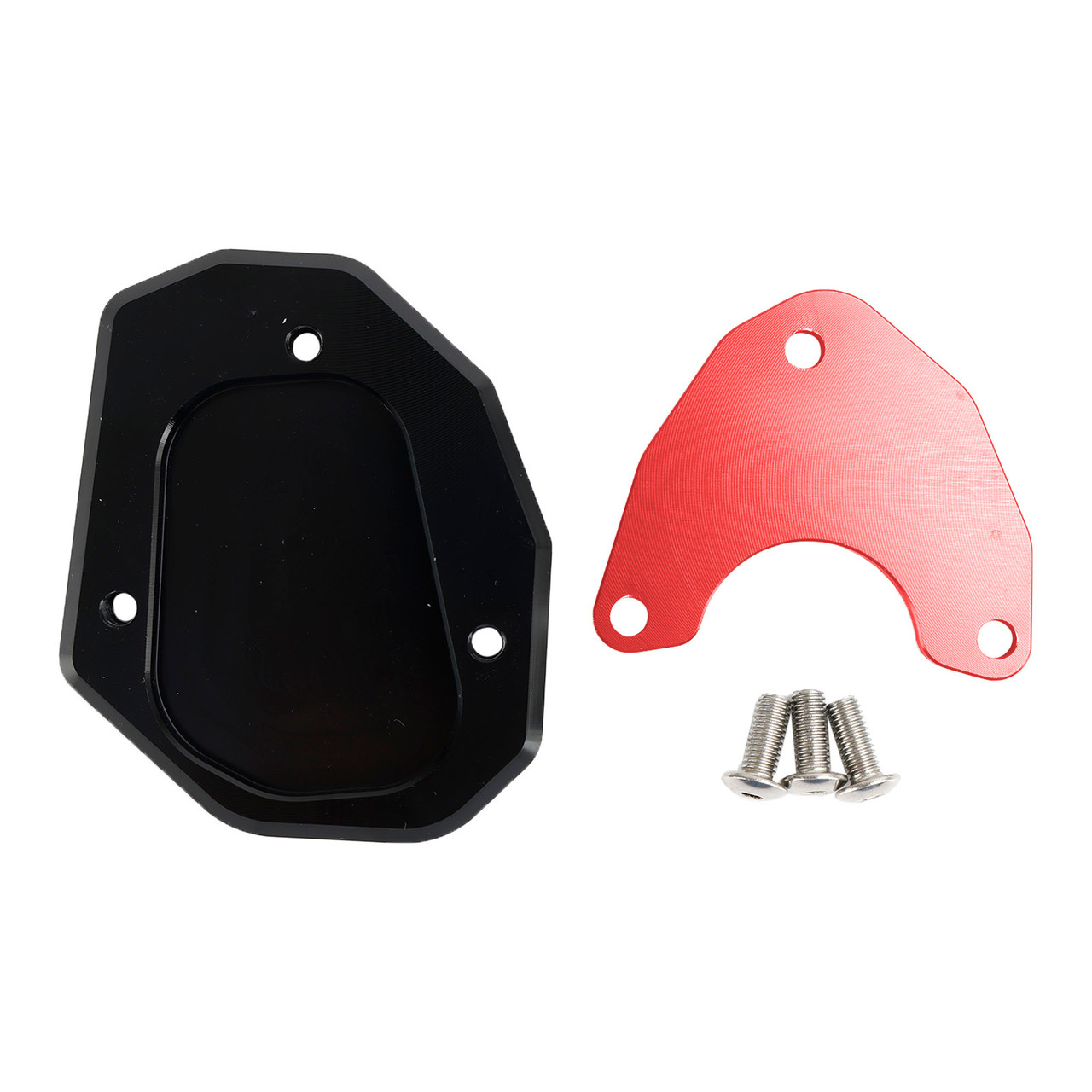 Motorcycle Kickstand Enlarge Plate Pad fit for Trident 660 2021 RED