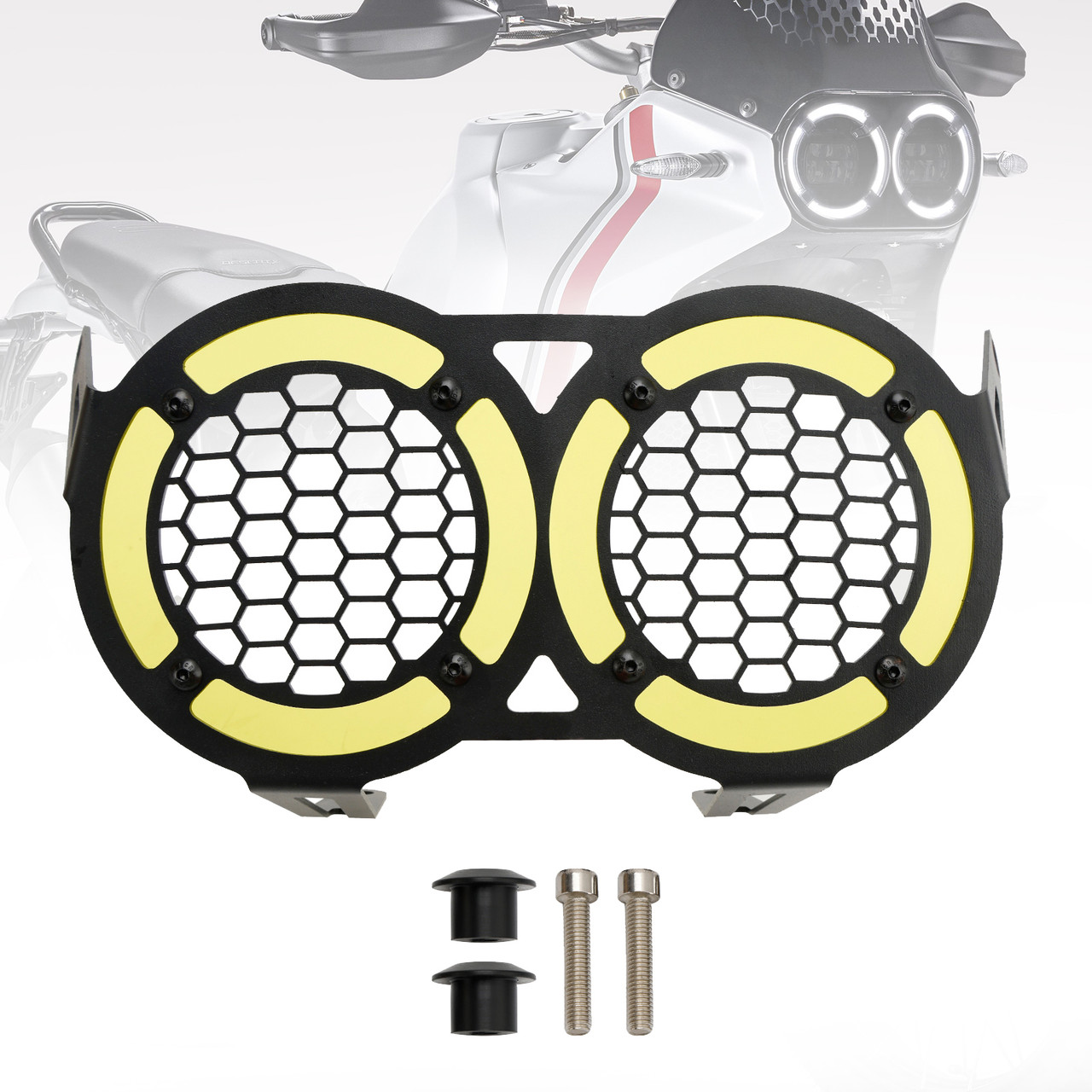 Front Headlight Guard Cover Protector Acrylic Fit For Ducati Desertx 2022-2023