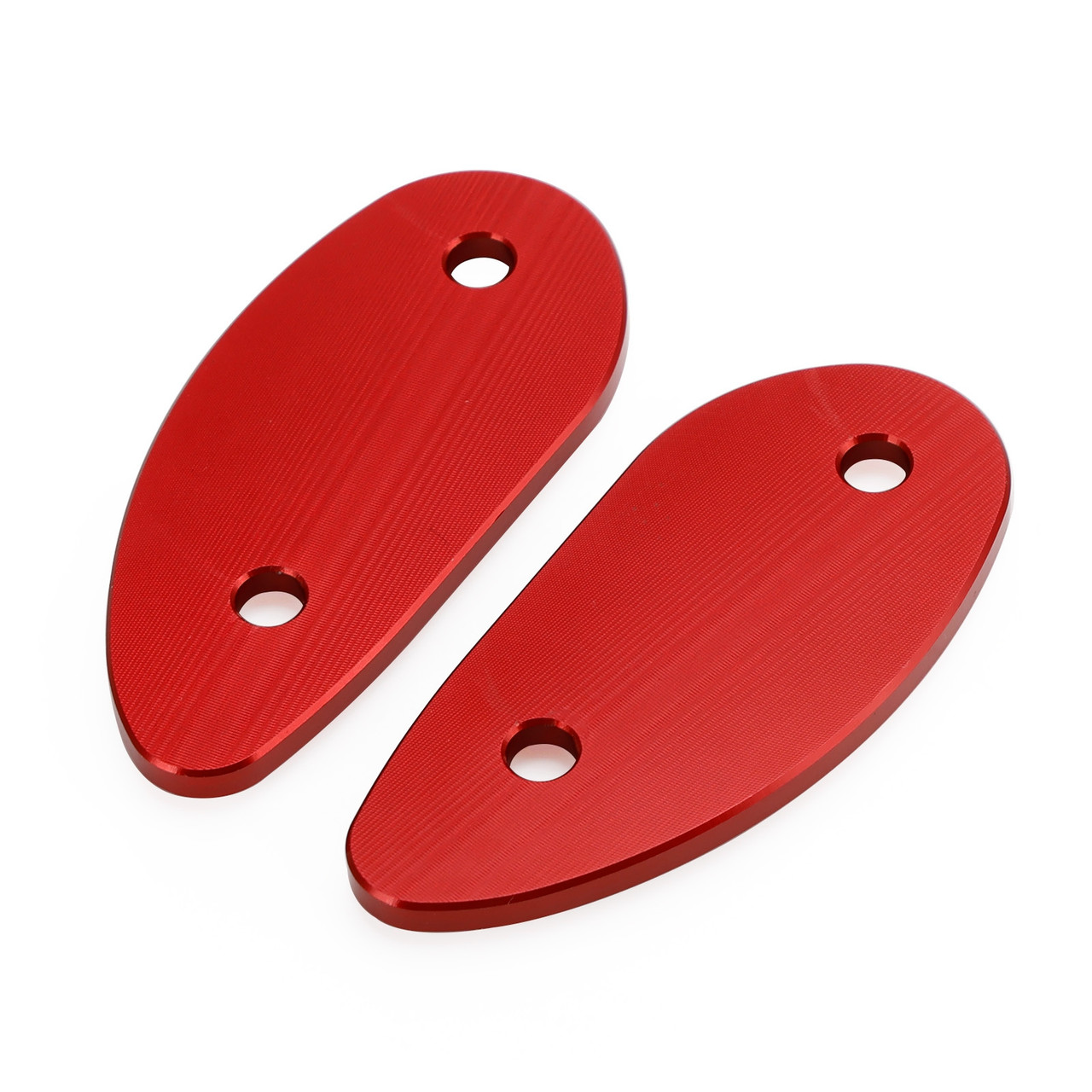 CNC Red Mirror Block Off Plates For Honda CBR 1000 RR CBR1000RR 2008-2023