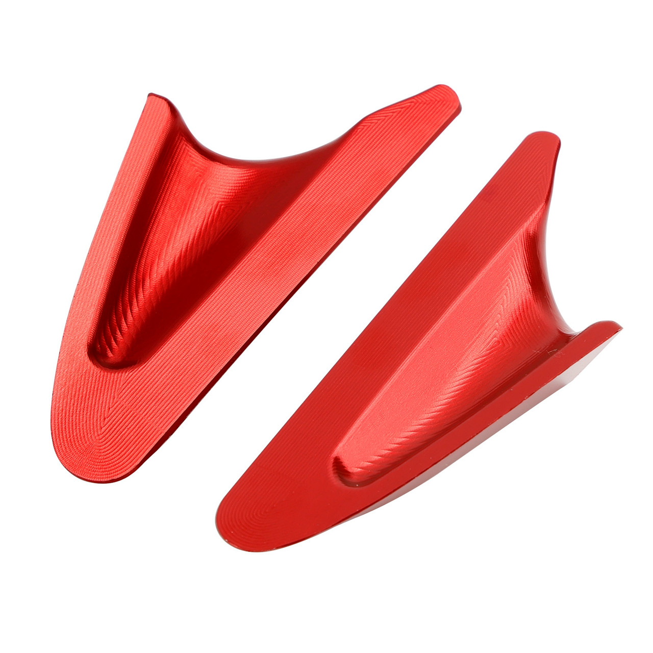 Red mirror delete blanking block off plates fits Ducati Panigale 1199 899 12-15