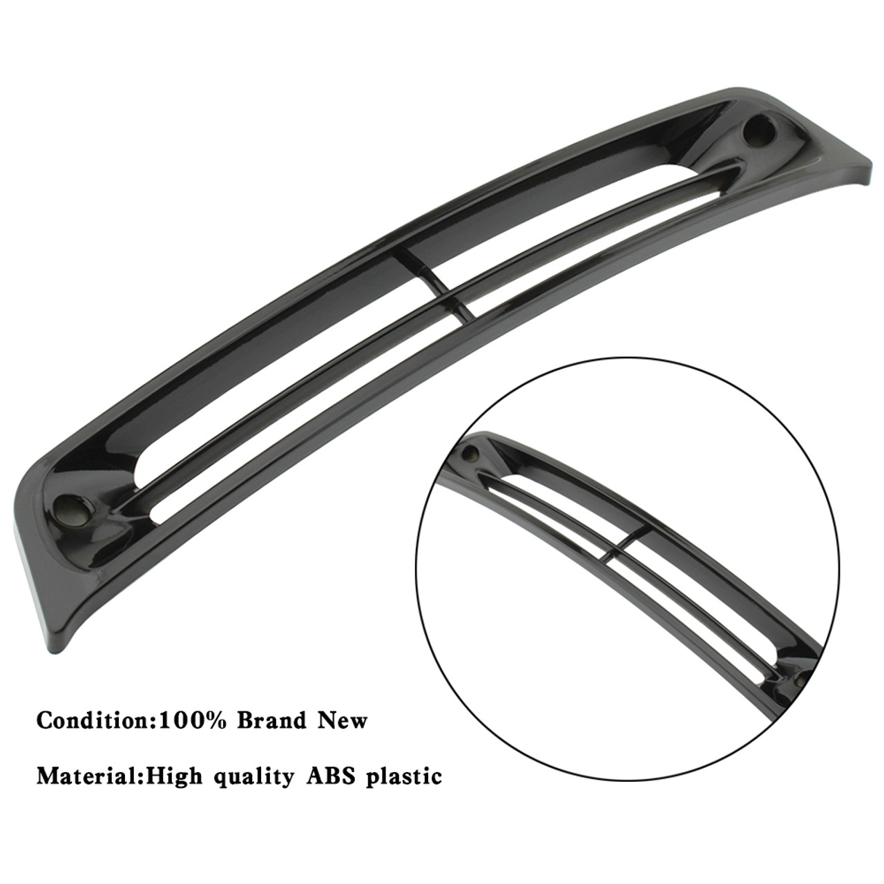Lower headlight grille Vent fairing For Honda Goldwing GL1500 1988-2000 Black