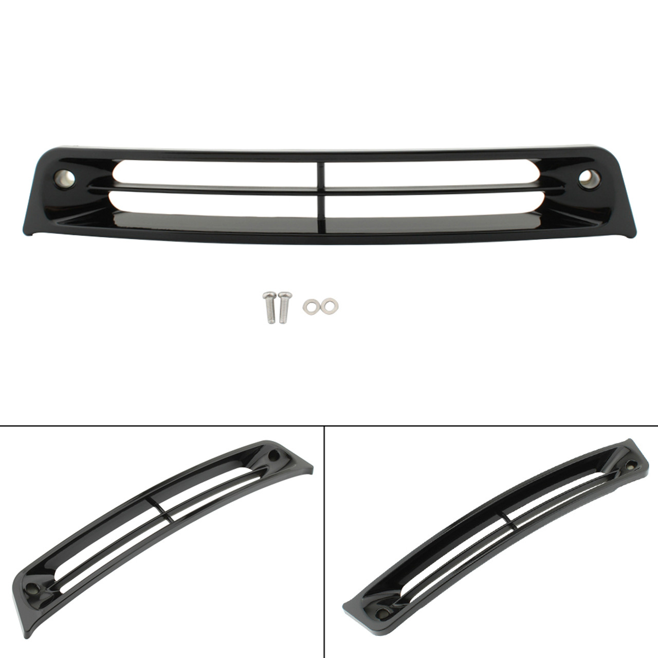 Lower headlight grille Vent fairing For Honda Goldwing GL1500 1988-2000 Black