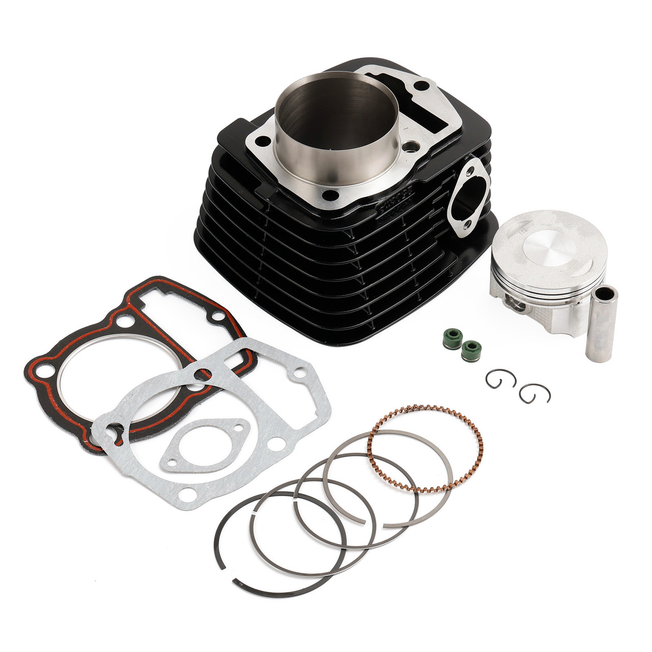 250cc Cylinder Kit 65.5mm For Italika 250Z / Negro - Piston pin 15mm - 2014-2019