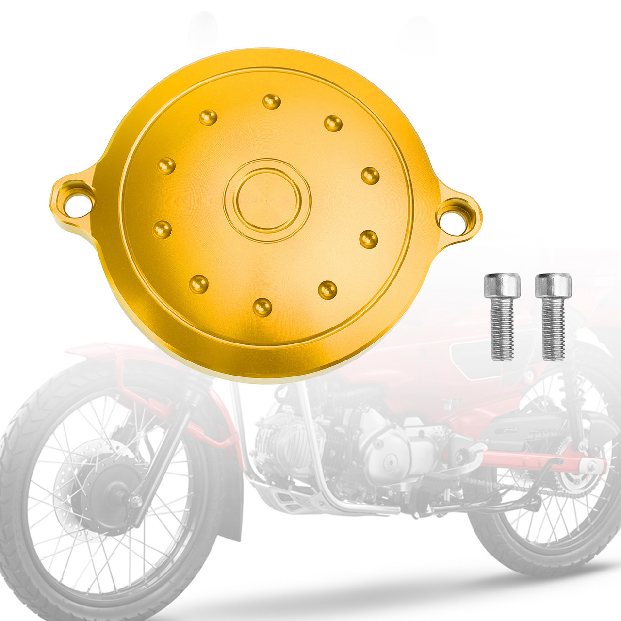 Cylinder Head Side Cover Gold For Honda Ct125 Cub110 Trail Grom Msx Monkey Cub