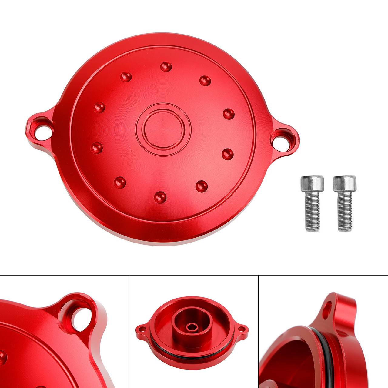 Cylinder Head Side Cover Red For Honda Ct125 Cub110 Trail Grom Msx Monkey Cub