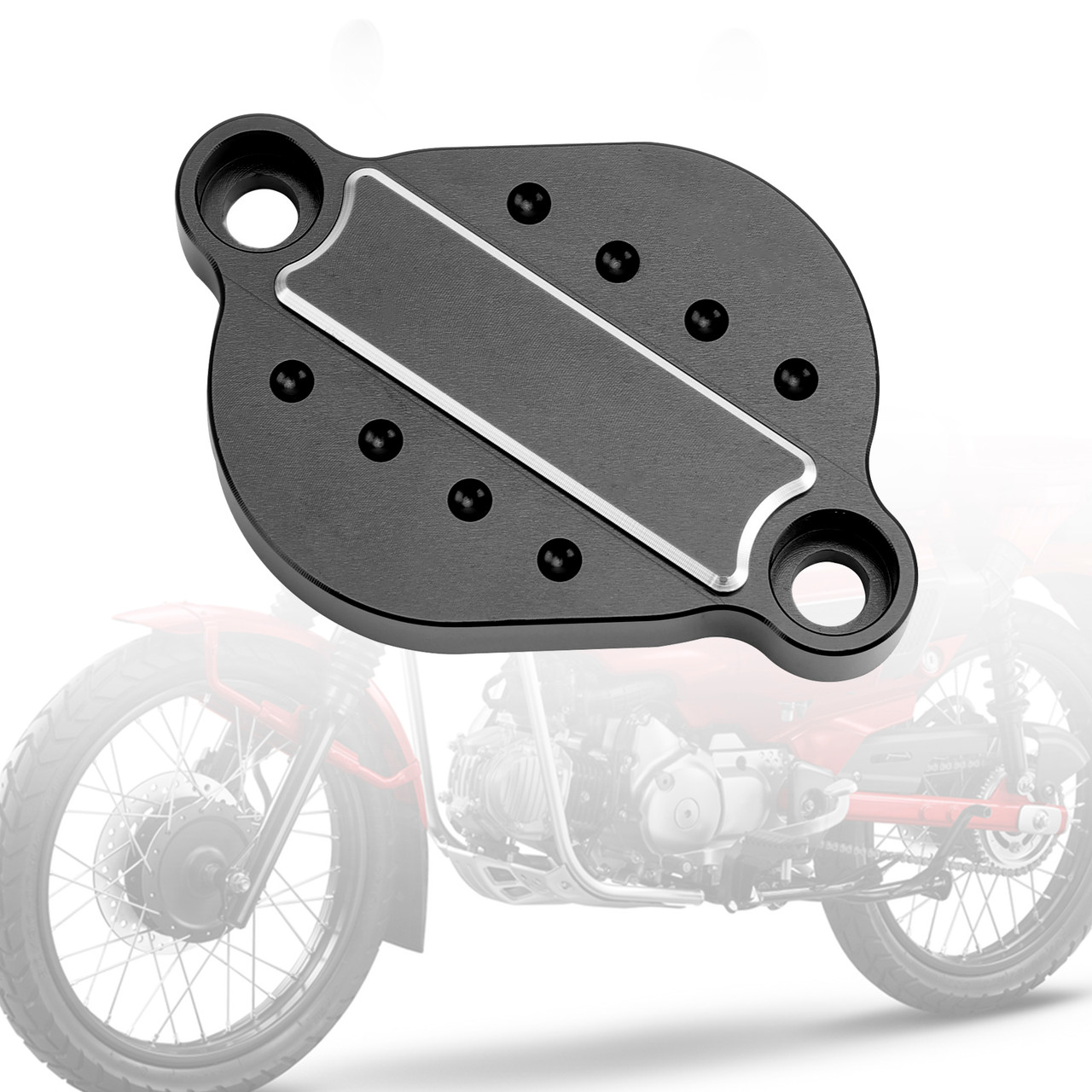 Engine Cylinder Tappet Valve Covers Cap Black For Honda Ct125 Cub Hunter Monkey