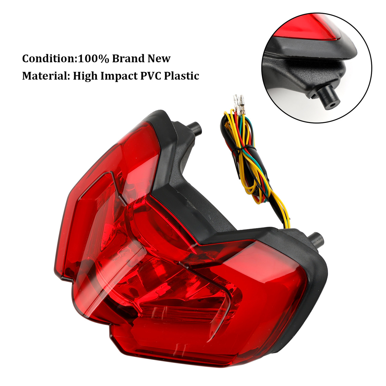 Tail Light Integrated Turn Signals For DUCATI Multistrada V4S V4 110 21-23 Red