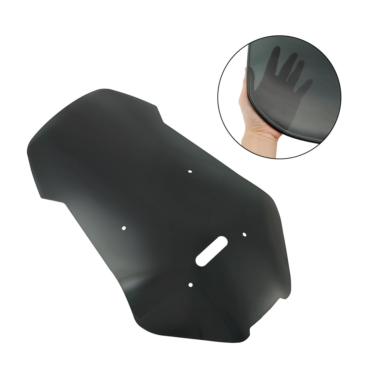 ABS Motorcycle Windshield WindScreen fit for Honda ADV150/ADV160 2019-2023 BLK