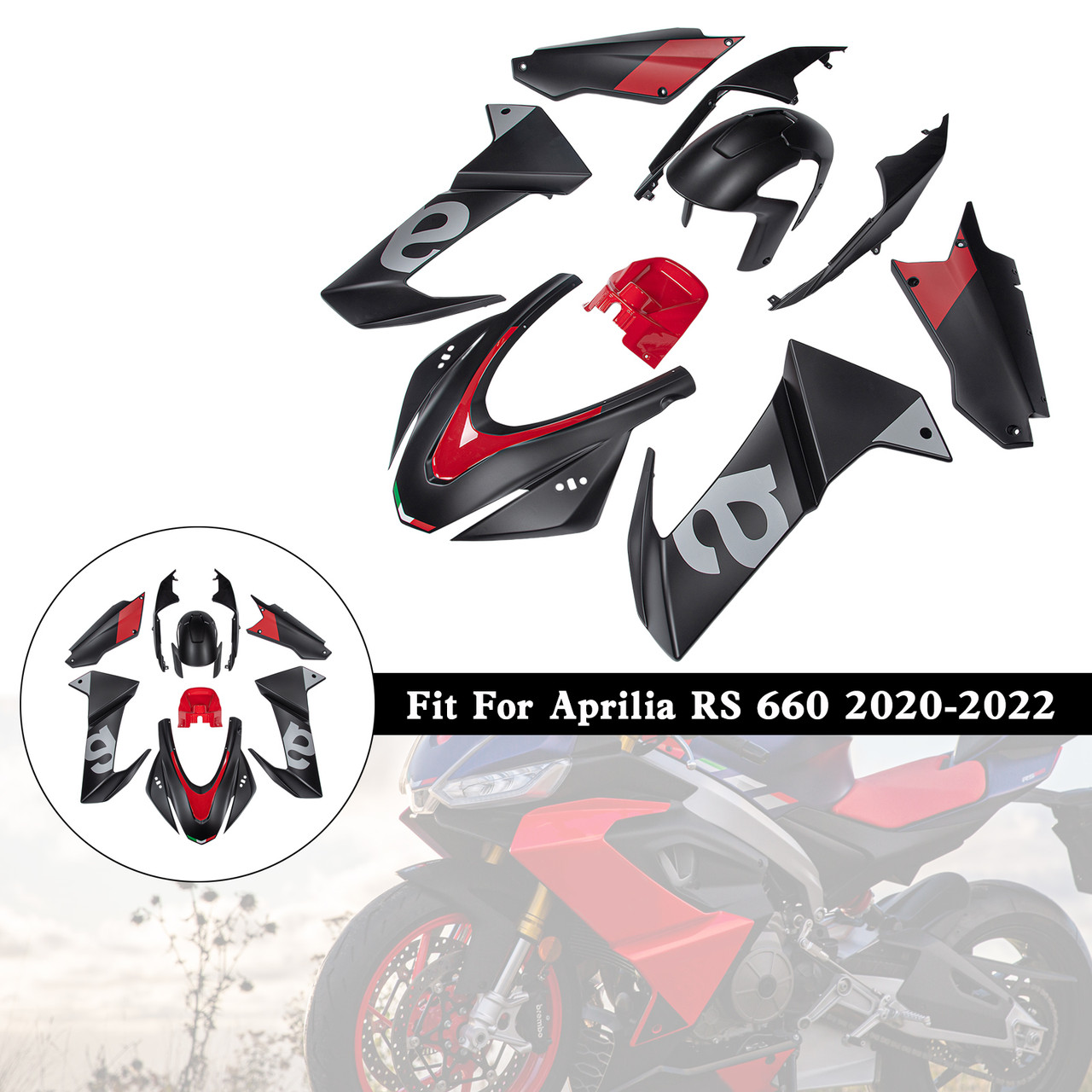 2020-2024 Aprilia RS 660 Amotopart Fairing Kit Generic #3