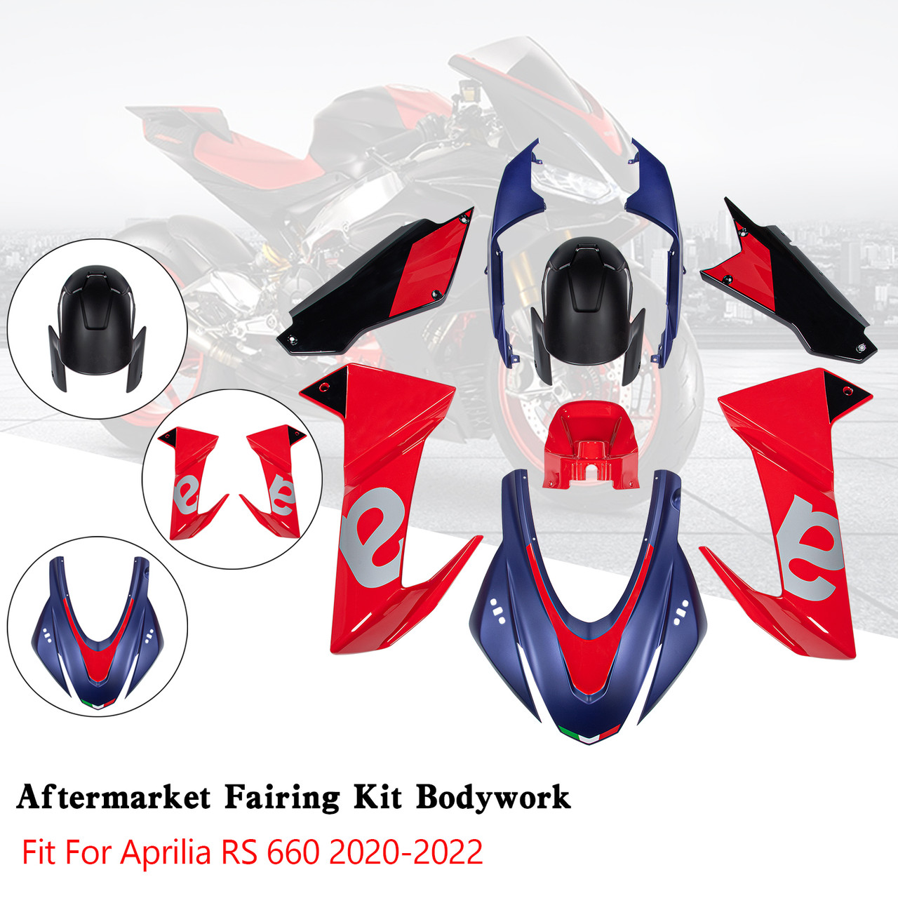 2020-2024 Aprilia RS 660 Amotopart Fairing Kit Generic #6