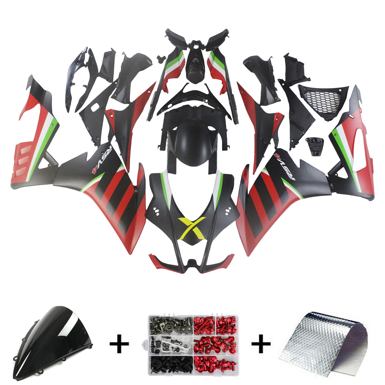 2016-2018 Aprilia RSV4 1000 Amotopart Fairing Kit Generic #112