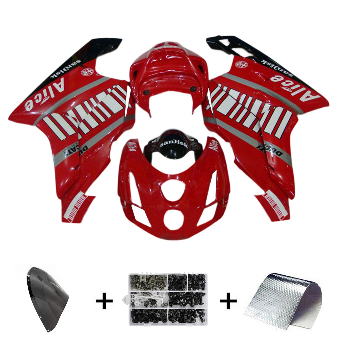 2003-2004 Ducati 999/749 Amotopart Fairing Kit Generic #118