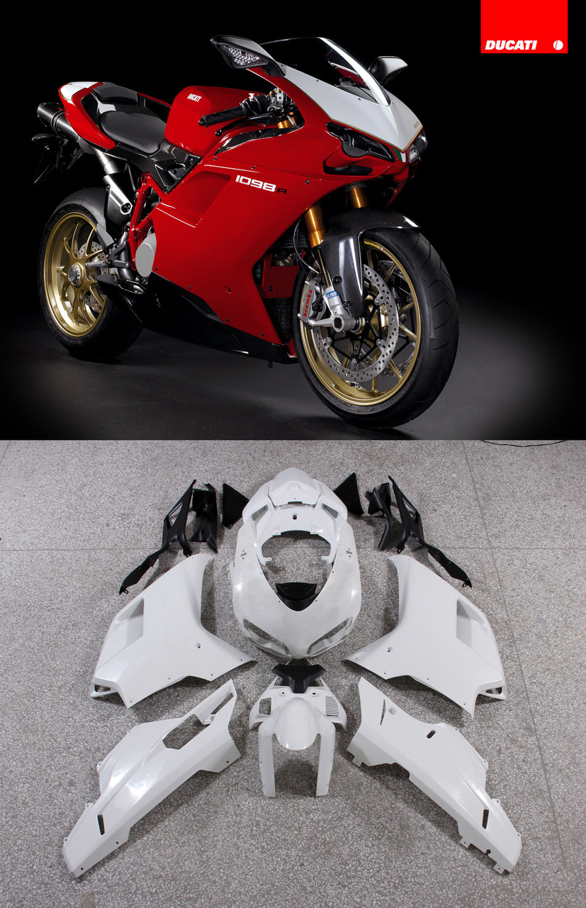 2007-2011 Ducati 1098/1198/848 Amotopart Fairing Kit Generic #10