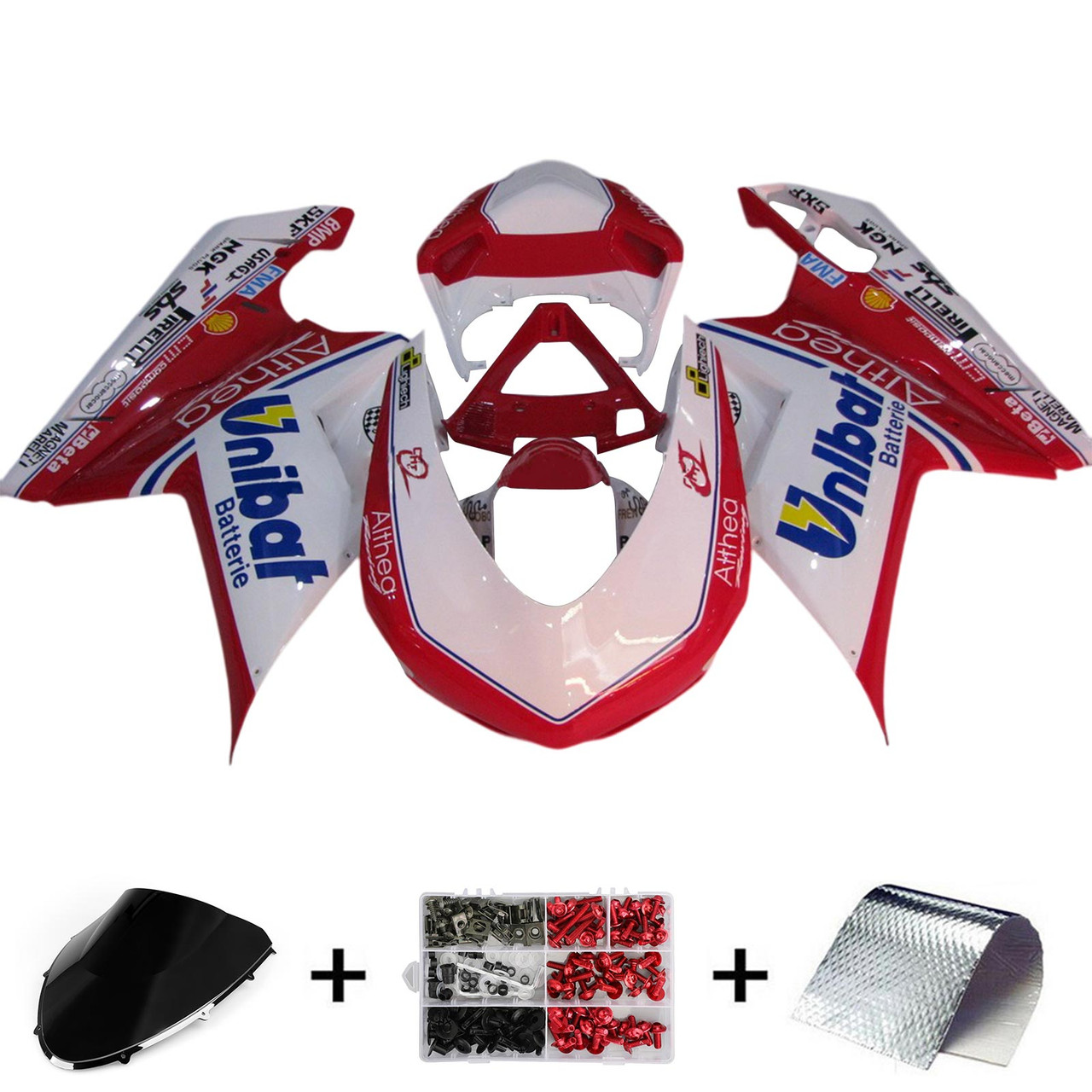 2007-2011 Ducati 1098/1198/848 Amotopart Fairing Kit Generic #111